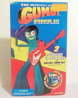 Incredible Adventures of Gumby Disguise Kit NIB  L@@K  