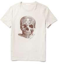 alexander mcqueen skull print cotton t shirt