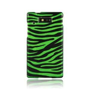  Motorola WX435 Triumph Graphic Case   Green Zebra (Package 