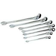 GearWrench 7 pc XL Flex Ratcheting X Beam Metric Wrench Set at  