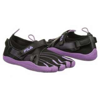 Athletics Fila Womens Skele toes EZ Slide Black/Kaleidoscope Shoes 