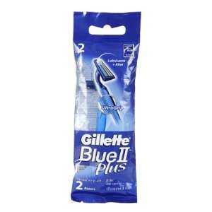 Gillette Blue 2 Plus Ultra Grip Lubricants+aloe (Pack of 2 