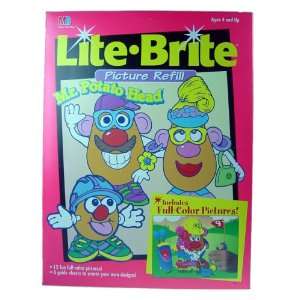  Lite Brite Mr. Potato Head Picture Refill Toys & Games
