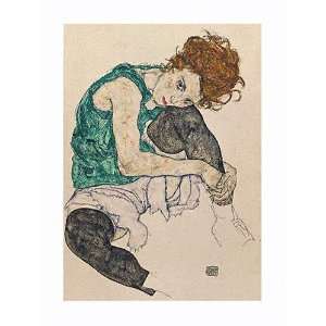  Egon Schiele   Artists Wife Canvas