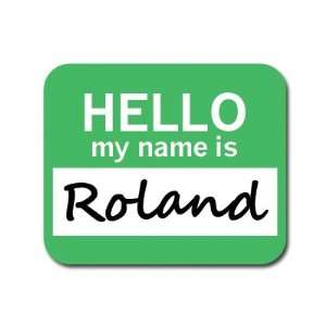  Roland Hello My Name Is Mousepad Mouse Pad