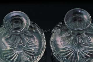   AMERICAN BRILLIANT LIBBEY CRYSTAL CUT GLASS PERFUME BOTTLE DECANTER