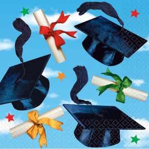  Hats Off To The Grad Lunch Napkins 16ct Toys & Games