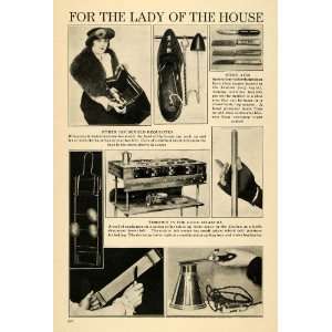  1920 Print Women Household Appliances Knives Broom Iron 