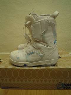 Salomon Snowboard Schuhe Soft Boots Pearl weiß 42 = 39/40 wie neu in 