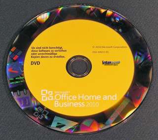 Microsoft Office Home and Business 2010 Vv. Box OVP NEU  