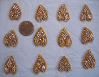 Vintage Hand Made Applique 10 pieces Embroidery work  