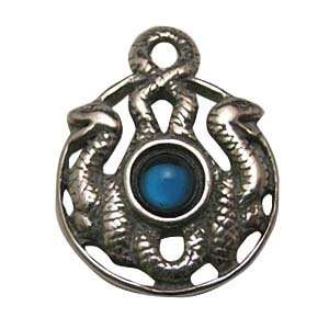 Druids Knot Pendant Talisman with black corded necklace  