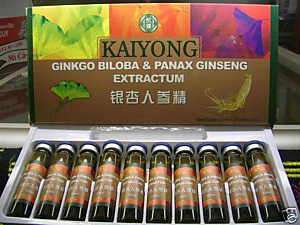 Ginkgo Biloba & Panax Ginseng Extractum(10x10ml) selten  
