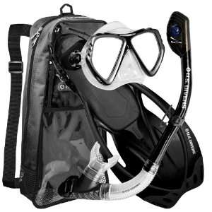   LX Mask/Tucson Snorkel/Starboard Fins/Travel Bag
