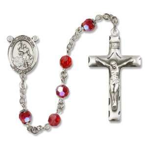  St. Joan of Arc Ruby Rosary Jewelry
