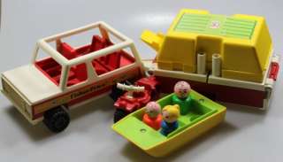 FISHER PRICE PLAY FAMILY CAMPER POP UP CAMPINGWAGEN 79  