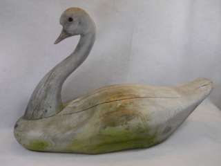 Vintage Full Size Swan Decoy  