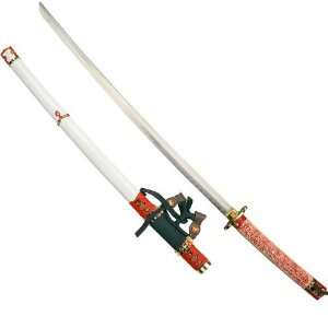  Japanese Officer Katana sword   White/Red Sports 