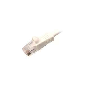   50 Snagless Molded Boot Cat6 Patch Cable   White Electronics