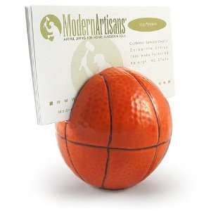  Basketball Ceramic Desktop Business Card Holder: Office 