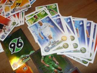 157 Match Attax Fußballkarten, unbespielt aus 3 Jahren Bundesliga in 