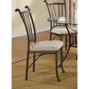  Metal Chairs with Rope Design Accents (set of 4)