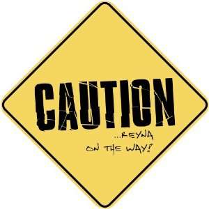     CAUTION  REYNA ON THE WAY  CROSSING SIGN