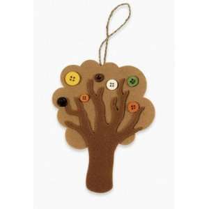 Button Fall Tree Craft Kit   Craft Kits & Projects & Decoration Crafts 