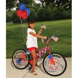  Patriotic Bike Decorating Kit Toys & Games