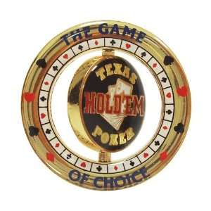  Texas Holdem Poker Spinner Card Keeper: Sports & Outdoors