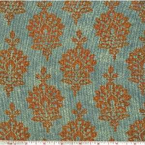   Ottoman Paisley Seafoam Blue Fabric By The Yard Arts, Crafts & Sewing