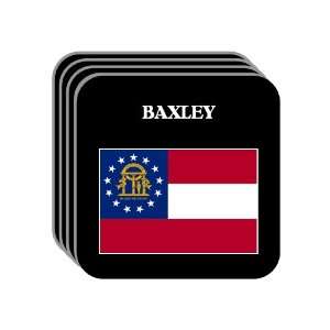 US State Flag   BAXLEY, Georgia (GA) Set of 4 Mini Mousepad Coasters