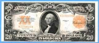 ecoins49: 1922 $20 Gold Certificate **UNC** Beauty  