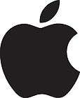 apple mac ipod logo decal~sticker 3 for 2