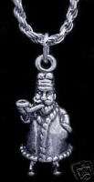 Old King Cole Charm Nursery Rhyme Story Book Silver  