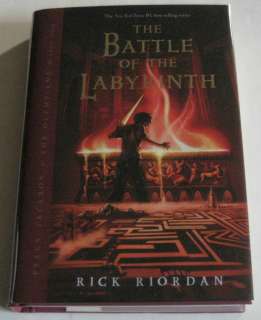 RICK RIORDAN The Battle of the Labyrinth SIGNED 1st UNREAD 
