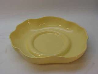 VINTAGE LOS ANGELES POTTERIES BOWL~YELLOW POTTERY dish  