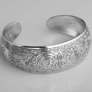 fashion women tibet silver retro cuff bracelet charms new free 