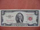 1953 B 2 Dollar BILL United States Note US Red Seal P80  