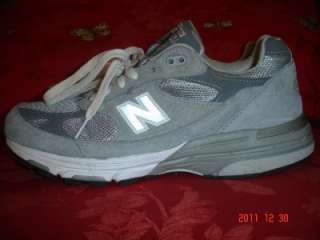 Mens Gray New Balance 993 MR993GL Running Shoes, Size US 9D  