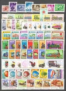 Hungary Transport 10 diff. sets collection MNH (**)  