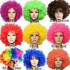 Party Rainbow Afro Clown Child Adult Costume Wig Hair