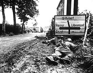 WWII U.S Army Belgian 1944 8th Infantry Enemy German  