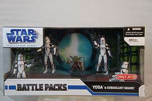   Battle Packs Yoda & Coruscant Guard NEW Target 653569350163  
