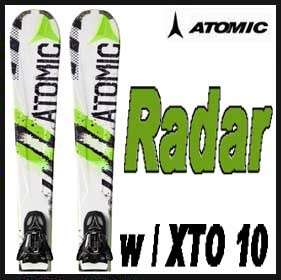 Atomic Nomad Radar (WhiteOut) Skis 174cm w/Xto 10 NEW   