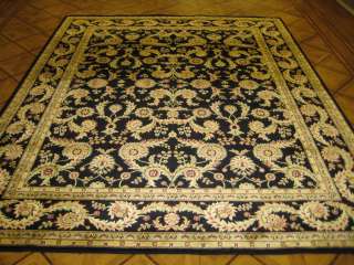 8x10 Black Machine Made Oriental Persian Style Area Rug Free Shipping 
