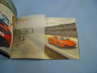 McLaren MP4 12C Brochure **BRAND NEW PERFECT * DIRECTLY FROM THE 