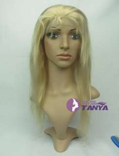 24 Human Hair Indian REMY Full Lace wig / Front lace Wig Silky 