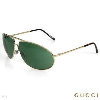 New Authentic GUCCI Made in Italy Aviator Sunglasses  