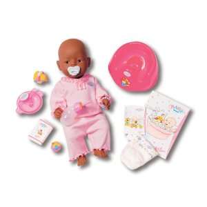 Zapf 801048   Baby born dunkelhäutig  Spielzeug